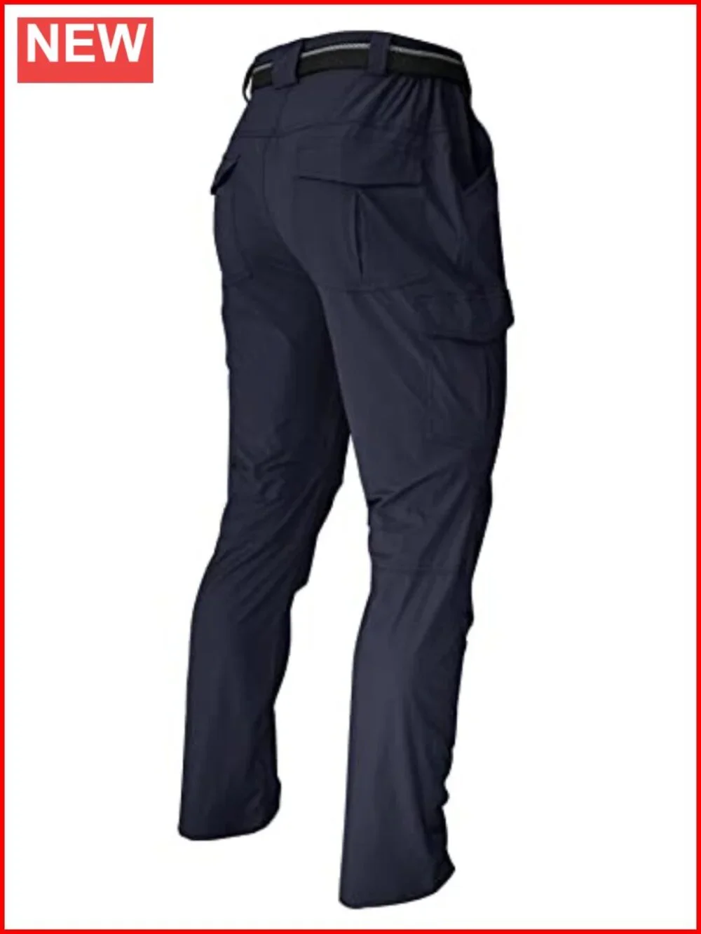 Men's Hiking Cargo Pants Quick-Dry Lightweight Waterproof 6 Pockets Outdoor